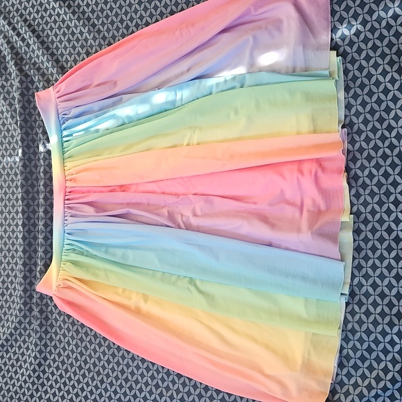 Blackmilk Rainbow Icecream Sheer Twirl Skirt BNWT - Picture 2 of 3